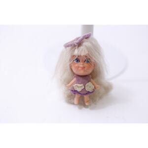 1960s, Liddle Kiddles, Lilac Locket, Doll, Purple, Mattel, FLAW ~ 250929-WH 766
